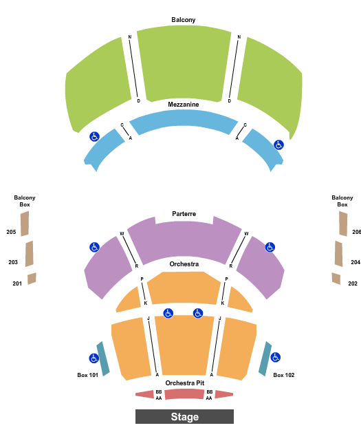 Woltosz Theatre At Gogue Performing Arts Center Seating Chart
